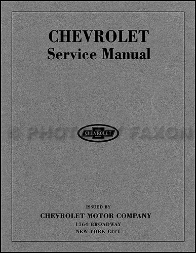 1933 chevrolet repair manual
