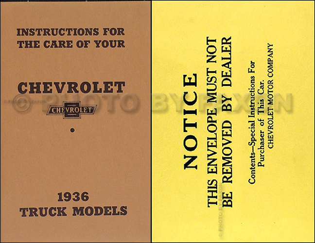 1936 chevrolet repair manual