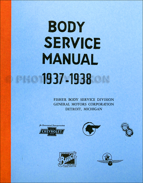 1937-1938 LaSalle and Cadillac Body Manual Reprint