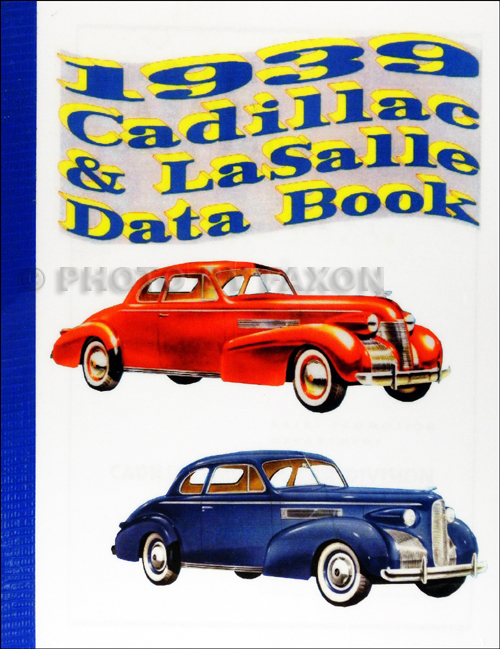 1939 Cadillac and La Salle Data Book Reprint
