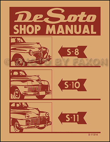19411948 DeSoto Factory Repair Shop Manual Reprint