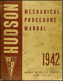 1942 Hudson Shop Manual Original