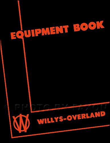 19461949 Willys Jeep Equipment Manual Reprint CJ2A Truck