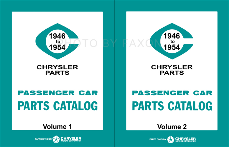 1946-1954 MoPar Parts Book Reprint