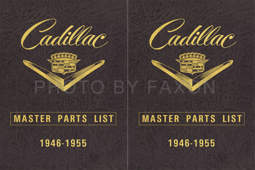 19461955 Cadillac Master Parts and Accessories Book Reprint
