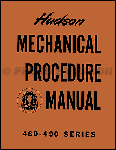1948-1949 Hudson Shop Manual Reprint 