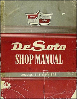 1949-1952 DeSoto De Soto Shop Manual Original