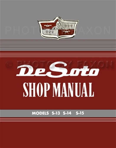 19491952 DeSoto De Soto Repair Shop Manual Reprint