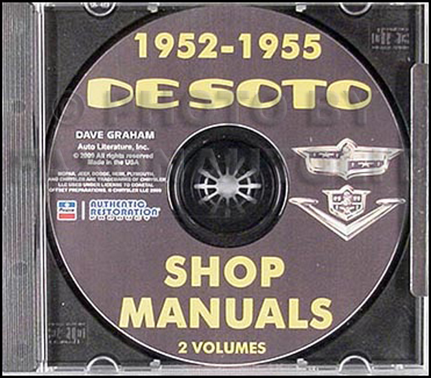 19521955 De Soto Repair Shop Manual on CD