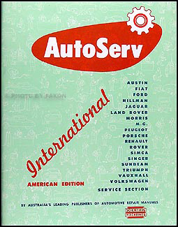 AutoServ European Car Shop Manual 