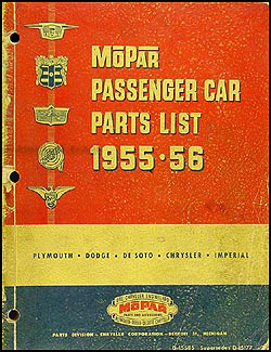 1955-1956 MoPar Parts Book 
