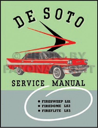1958 DeSoto Shop Manual Reprint