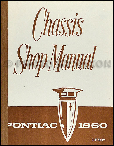 1960 Pontiac Repair Shop Manual Reprint