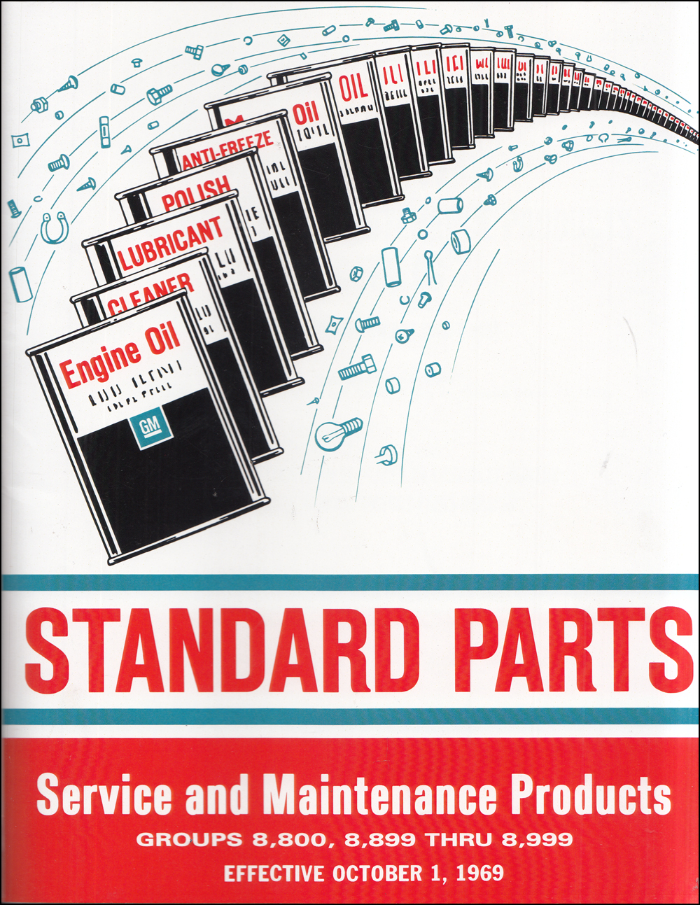 19631970 Chevrolet Standard Parts Catalog Reprint