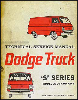 1964-1965 Dodge A-100, Compact, Van & Sportsman Repair Manual Original 