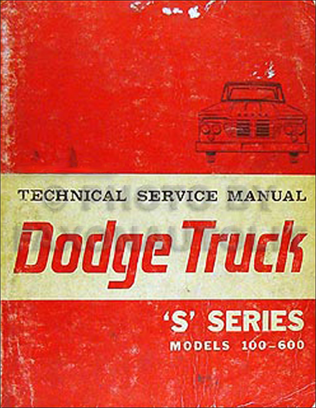 1964 Dodge 100-600 Pickup & Truck Repair Manual Original 