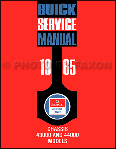 1965 Buick Special and Skylark Repair Shop Manual Reprint