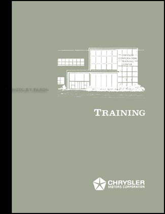 1965 MoPar Service Training Manual Reprint 