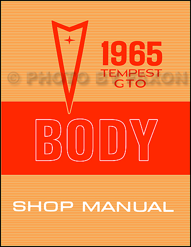 2005 pontiac gto shop manual