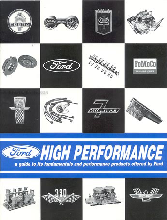 19611966 Ford High Performance Reprint Parts Book Tuning Manual