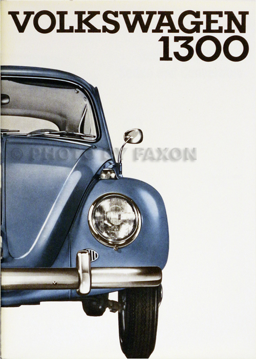 1966 Volkswagen 1300 Bug Owner's Manual Original