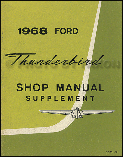 1988 ford thunderbird factory service manuals