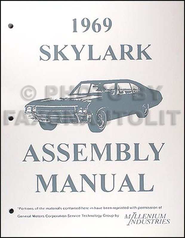 1969 Buick Wiring Diagram Manual Reprint Gran Sport GS/Skylark/Special