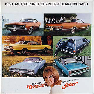 1969 Dodge Original Sales Catalog Coronet Super Bee Dart Charger Polara Monaco