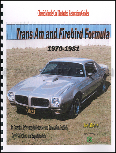 19701981 Pontiac Trans Am and Firebird Formula Restoration Guide