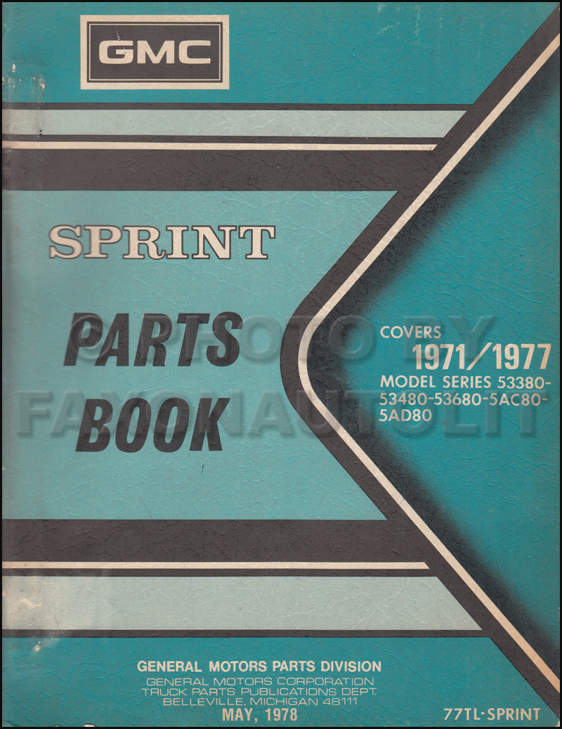1977 Gmc sprint parts