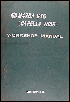 1971 Mazda 616 Capella 1600 Repair Shop Manual Original