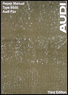 1973-1978 Audi Fox Repair Manual Original