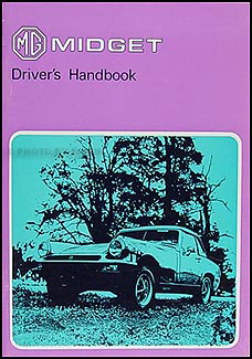 1975-1978 MG Midget Owner's Manual Reprint