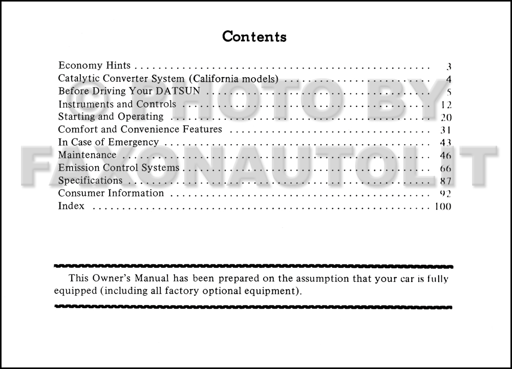 Nissan b210 manuals #7