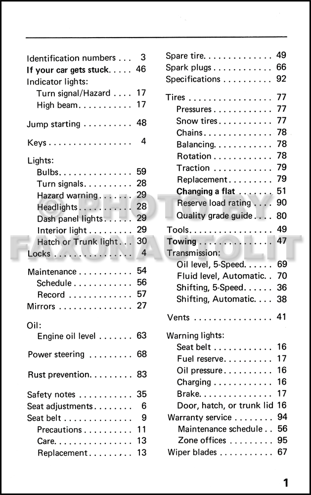 1982 Honda accord repair manual #7