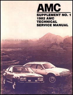1983 AMC Repair Manual Supplement Reprint 