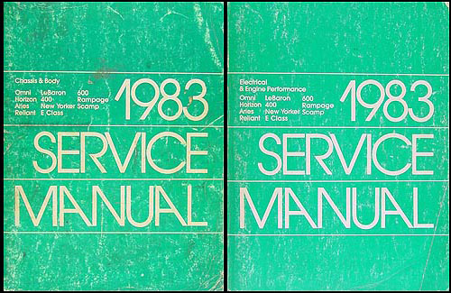 'Plymouth Horizon' Manuals Literature