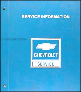 camaro service manual