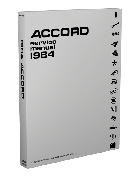 1984 Honda Accord Repair Manual Reprint