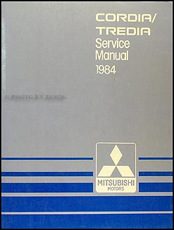 1984 Mitsubishi Cordia/Tredia Repair Manual Original