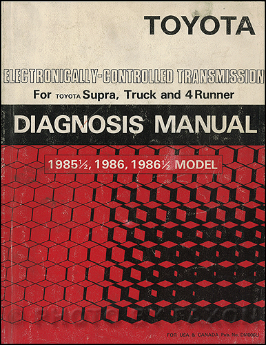 1986 toyota manual transmission