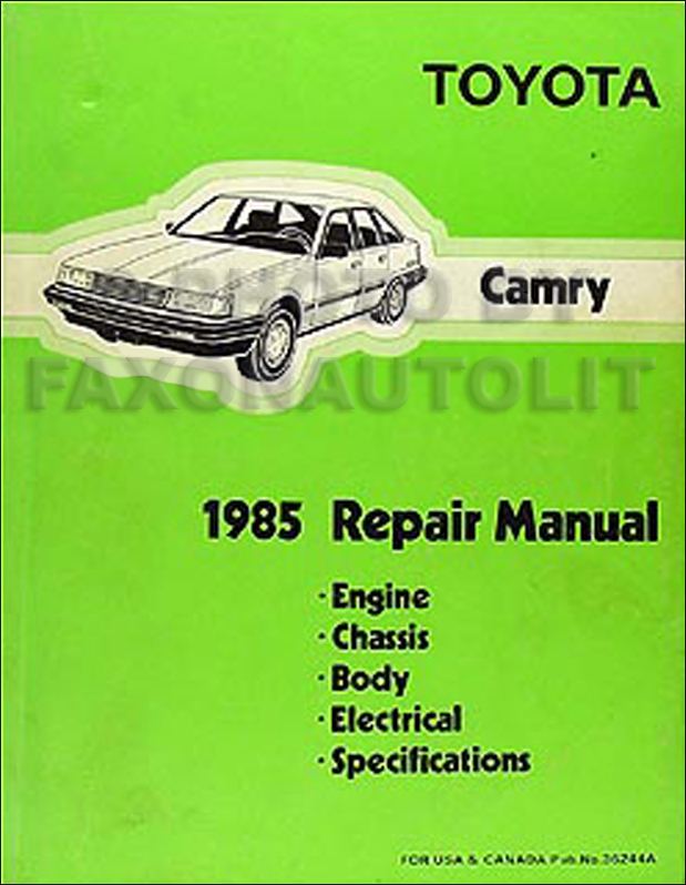 1985 toyota camry repair manual #2