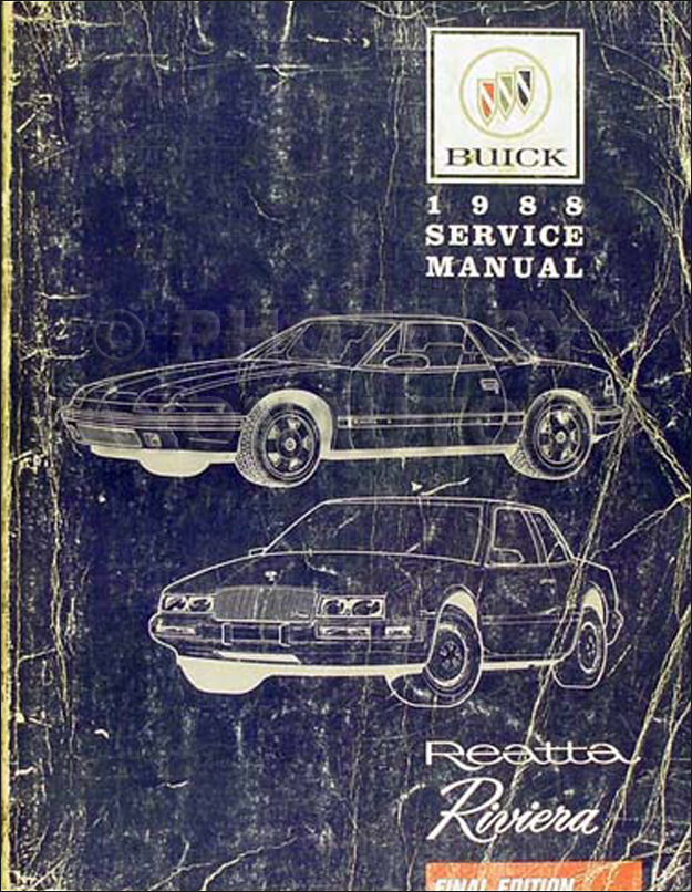 shop manual 1985 buick riviera