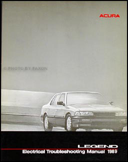 1989 Acura Legend 4 Door Electrical Troubleshooting Manual Original 