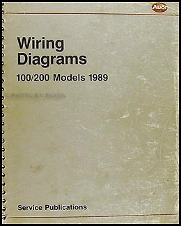 1989 Audi 100 and 200 Original Wiring Diagram