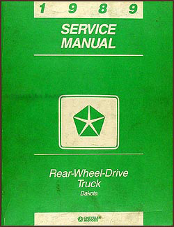 1989 Dodge Dakota Repair Manual Original 