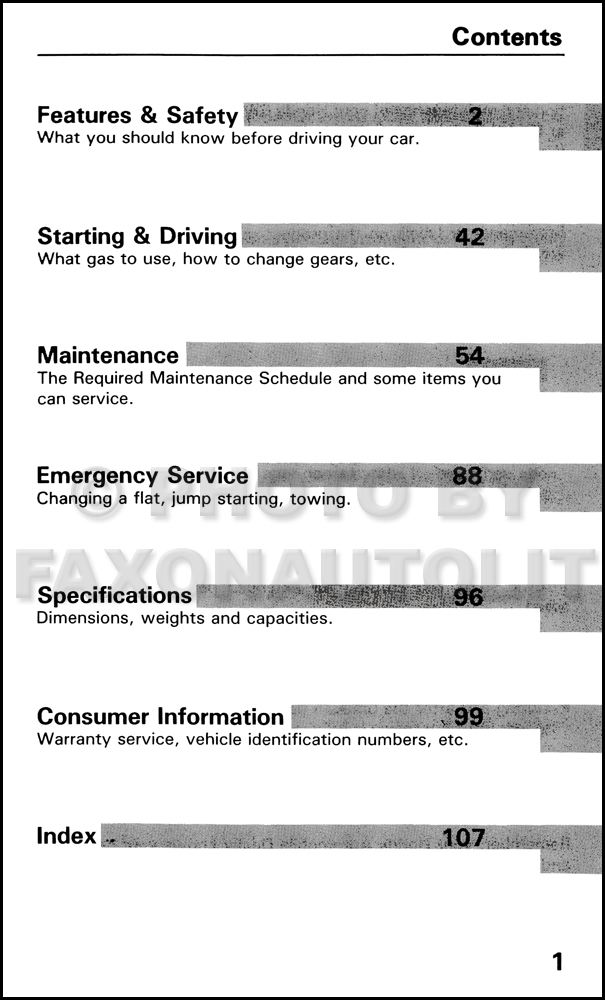 1989 Honda civic lx repair manual #5