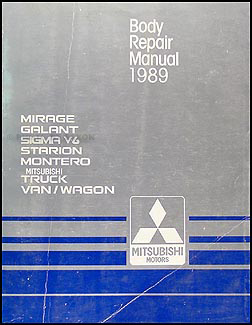 1989 Mitsubsihi Body Manual Original