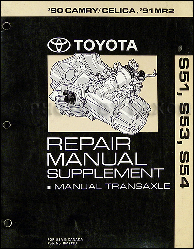 1990 Toyota alltrac engine repair manual