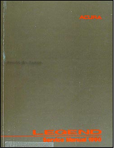 1990 Acura Legend 4 door Shop Manual Original